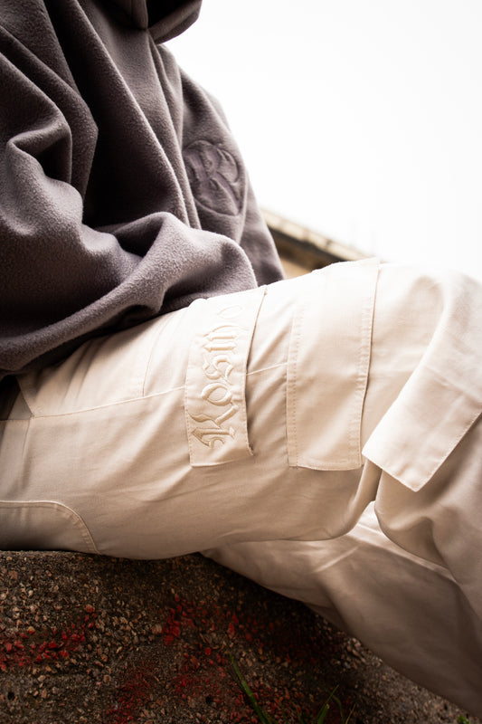 Cargo Baggy "White Carpenter"