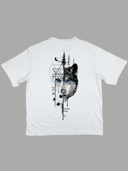 Remera Oversize "Blue Wolf"